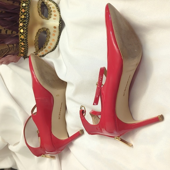 BCBGeneration RED, heels with strap - Picture 4 of 9